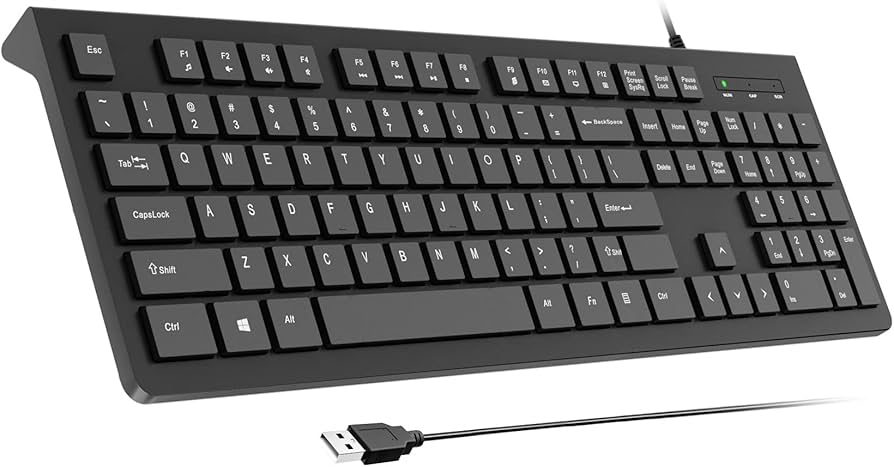 Mechanical keyboard with tactile switches and RGB backlighting