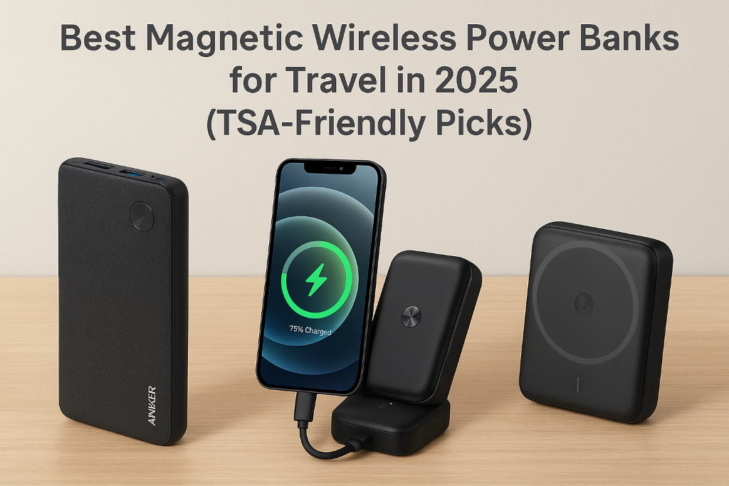 Best Magnetic Wireless Power Banks for Travel in 2025 (TSA-Friendly Picks)