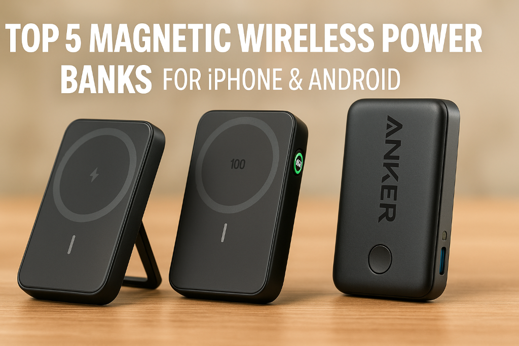 Top 5 Magnetic Wireless Power Banks for iPhone and Android (2025 Guide to Fast, Portable Charging)